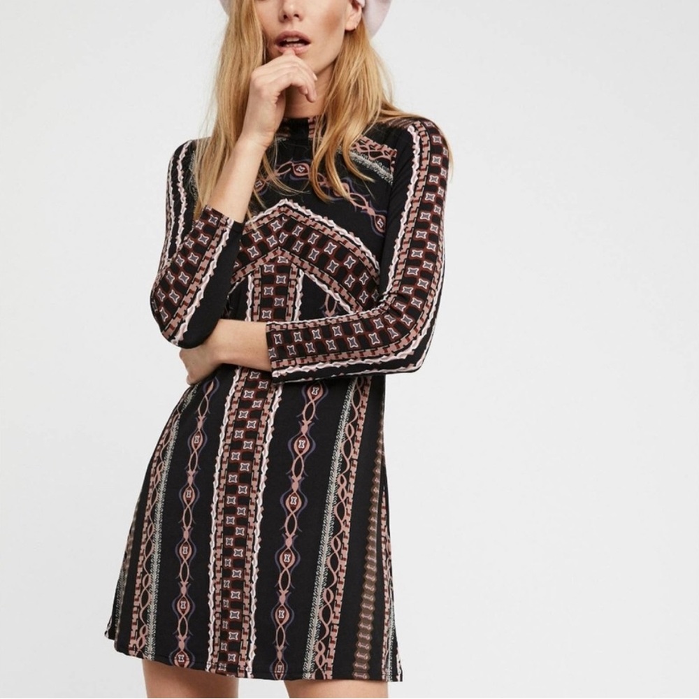 Free People Stella Aztec Mini Dress
